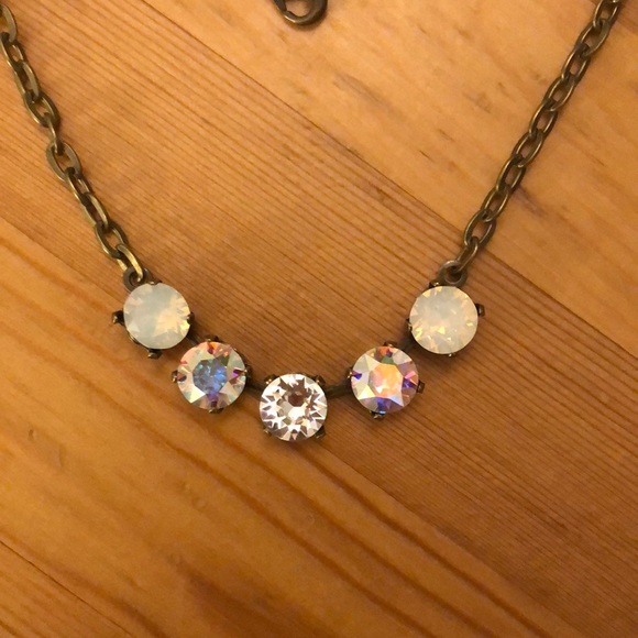 Aurora Borealis + Opal Crystal Necklace - Picture 9 of 16
